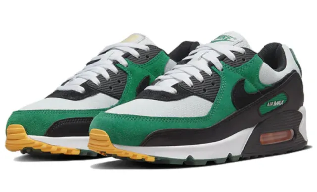 Nike air max 90 gorge green university gold