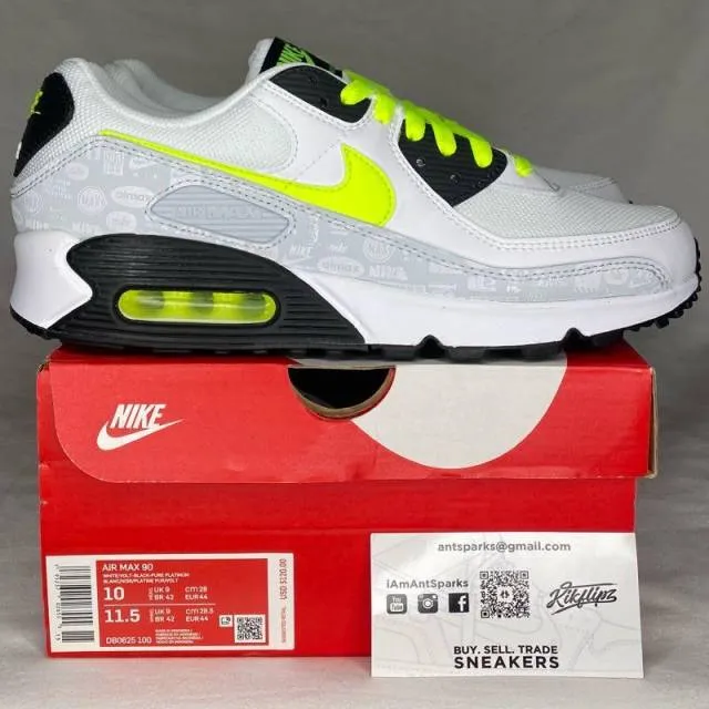 Nike air max 90 ‘reflective mosaic of logos’ (size 10)