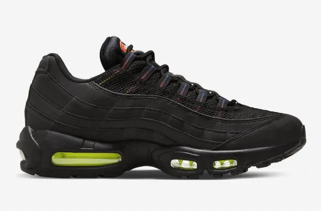 Nike air max 95 black orange volt