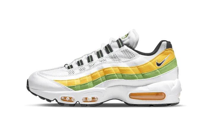 Nike Air Max 95 Essential White Green Apple Tour Yellow