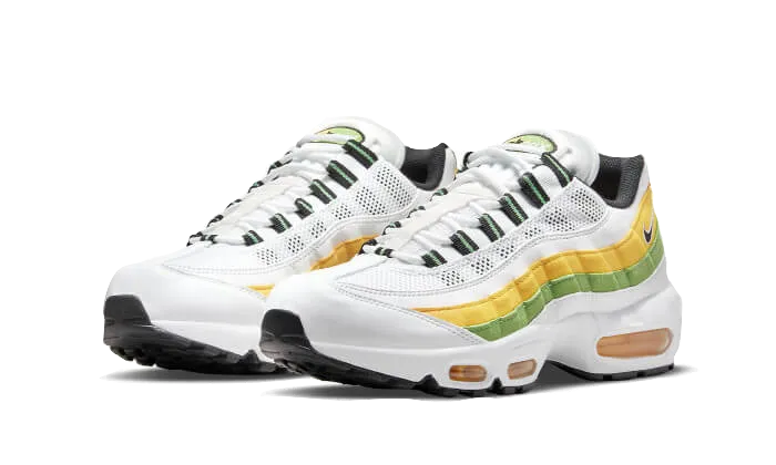 Nike Air Max 95 Essential White Green Apple Tour Yellow