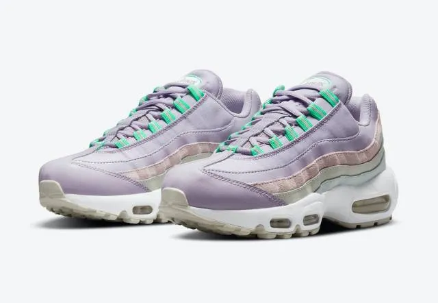 Nike air max 95 premium infinite lilac white sea glass uk 6 us 8.