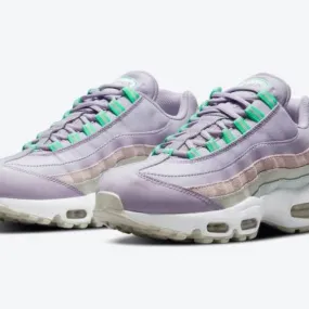 Nike air max 95 premium infinite lilac white sea glass uk 6 us 8.