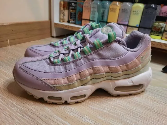 Nike air max 95 premium infinite lilac white sea glass uk 6 us 8.