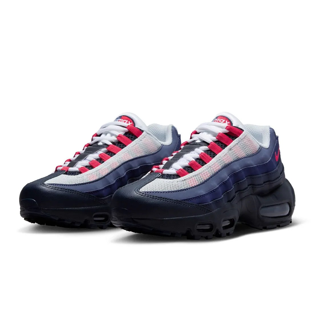 Nike Big Kids Air Max 95 Recraft (dark obsidian / track red-obsidian)