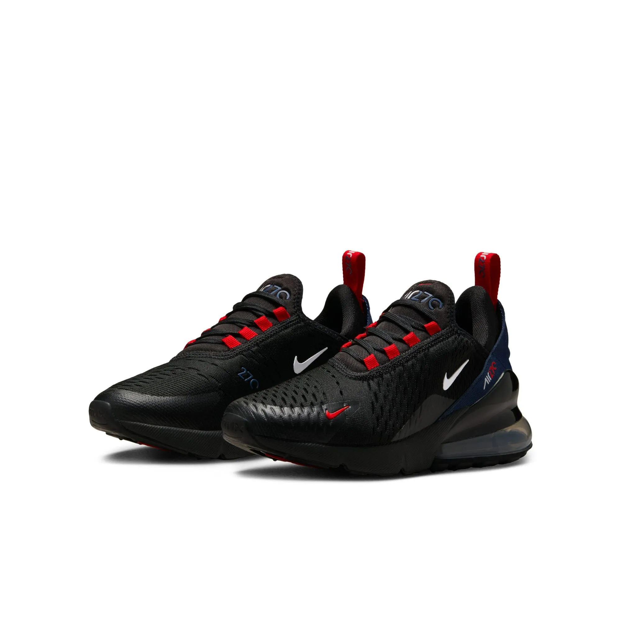 Nike - Boy - GS Air Max 270 - Black/White/Midnight Navy/University Red