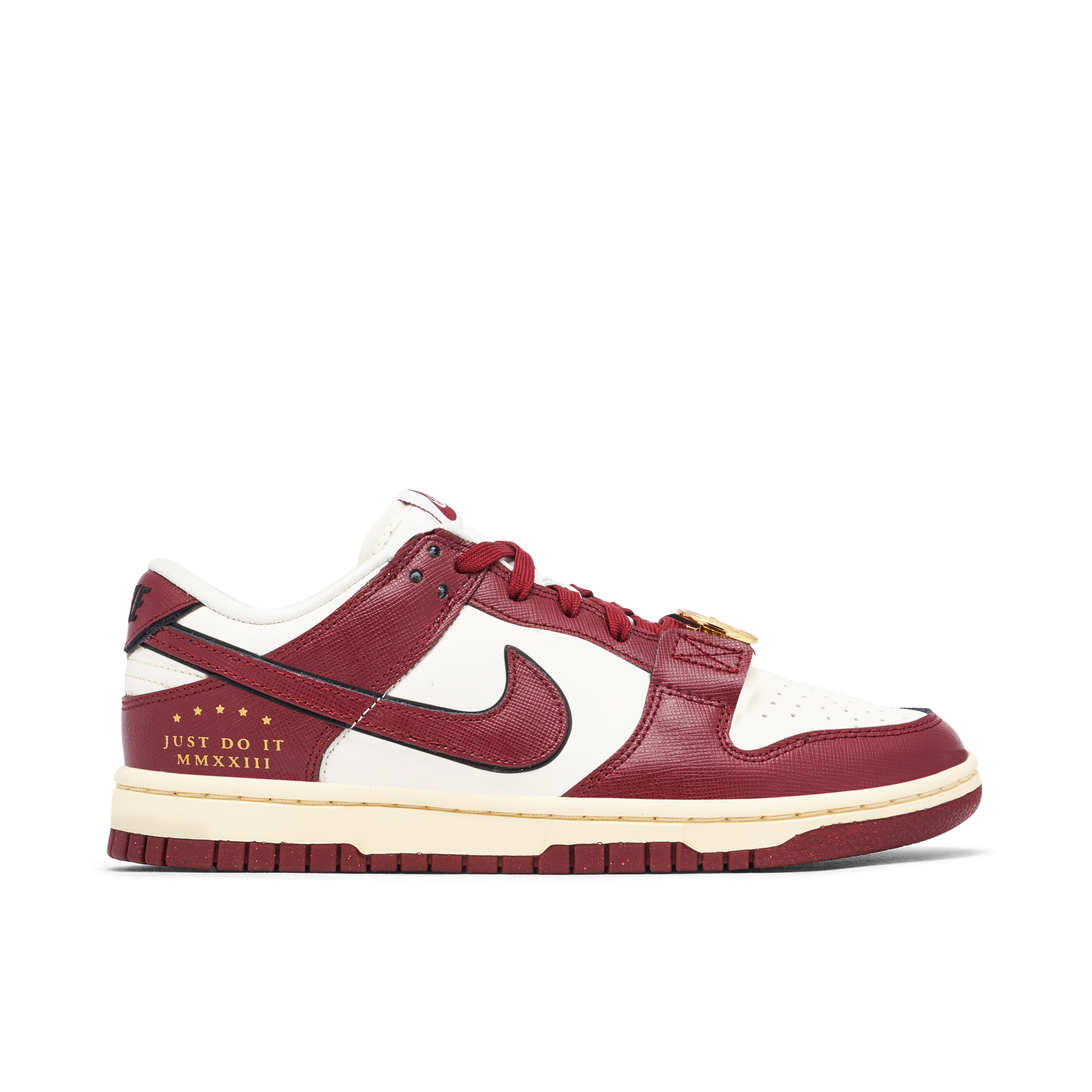 Nike Dunk Low Just Do It Sail Team Red Womens | DV1160-101 | Laced