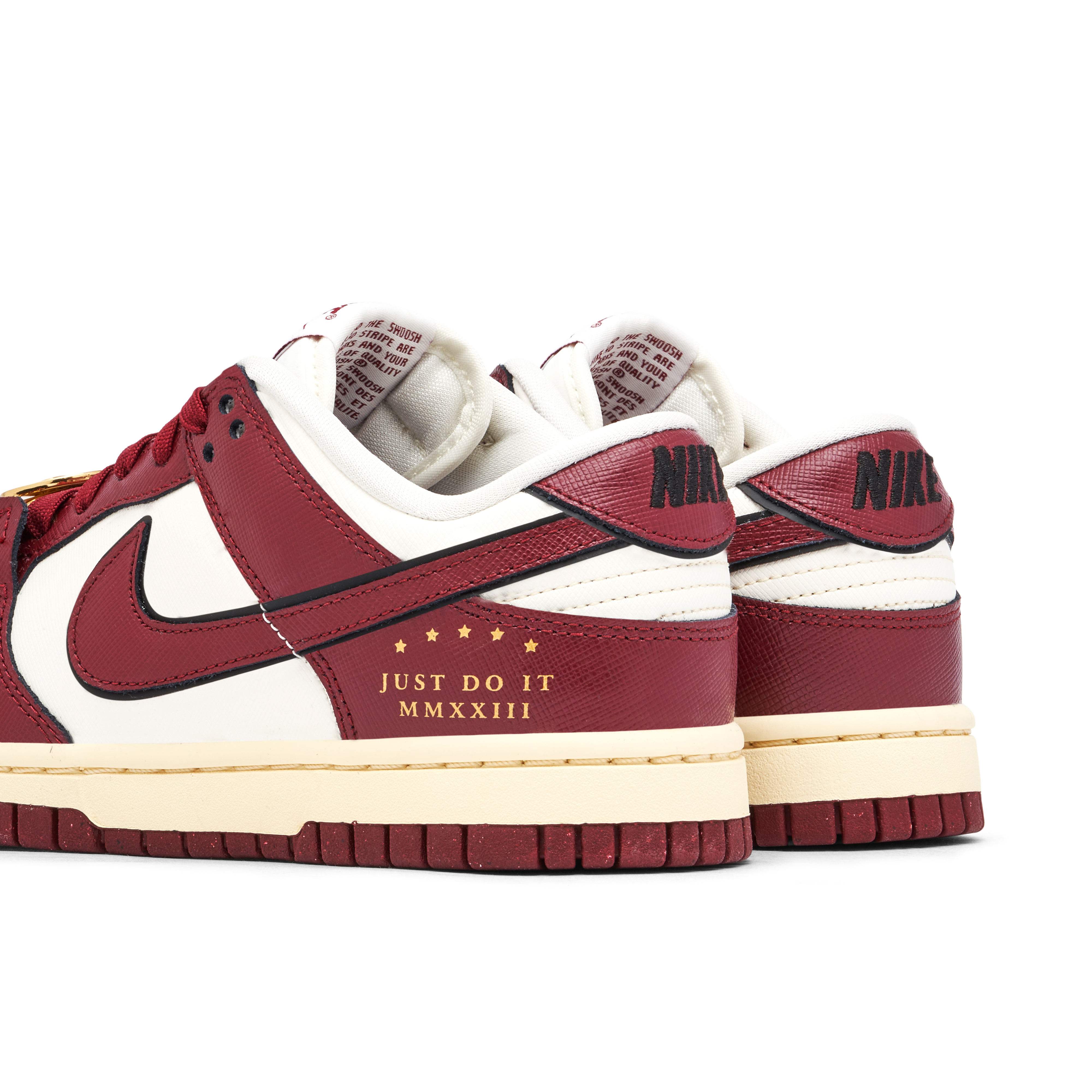 Nike Dunk Low Just Do It Sail Team Red Womens | DV1160-101 | Laced