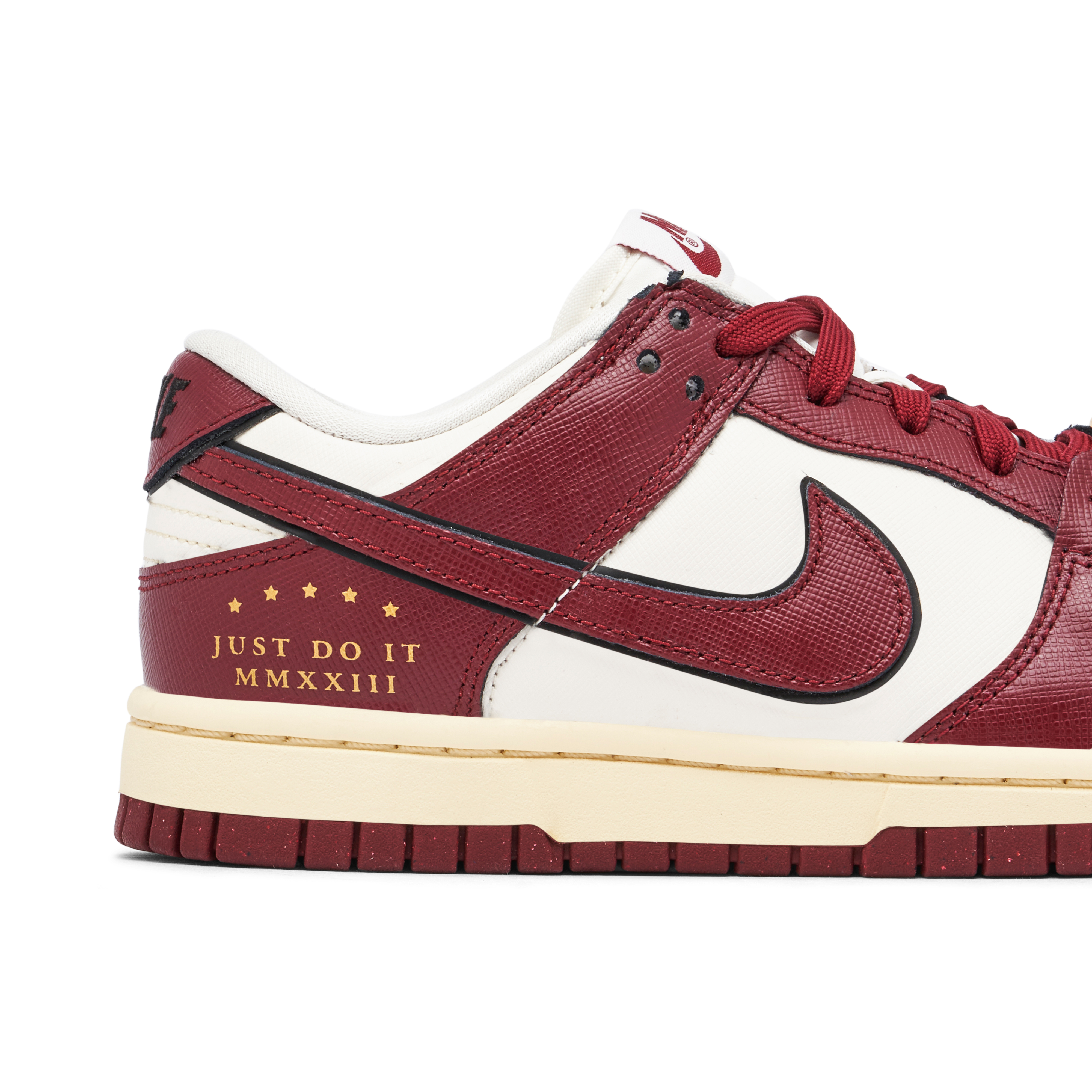 Nike Dunk Low Just Do It Sail Team Red Womens | DV1160-101 | Laced