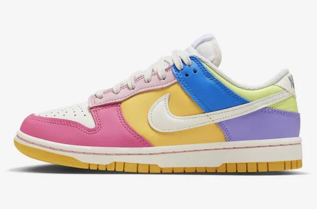 Nike dunk low sail multicolor