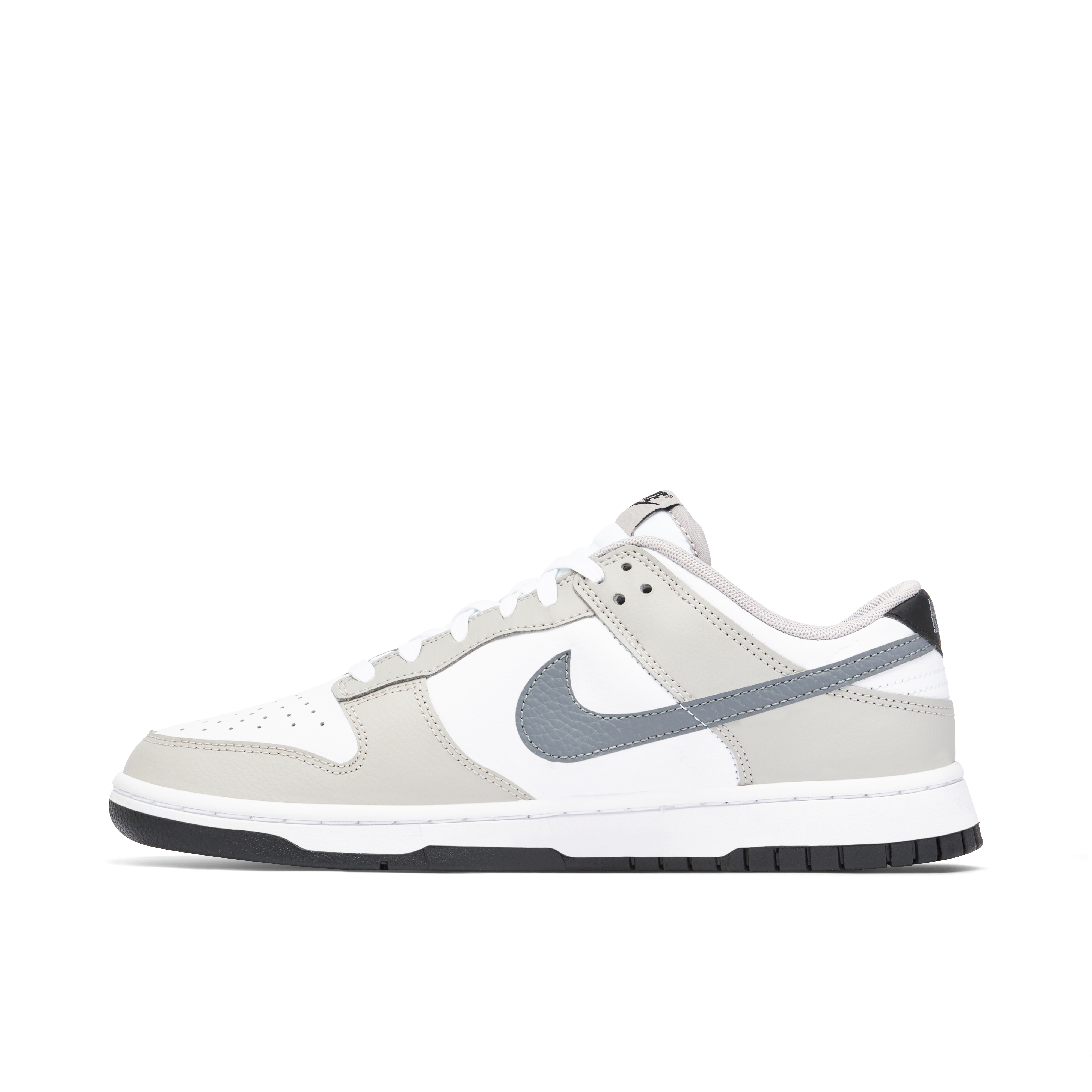 Nike Dunk Low Spray Paint Swoosh Grey White | FD0661-100 | Laced