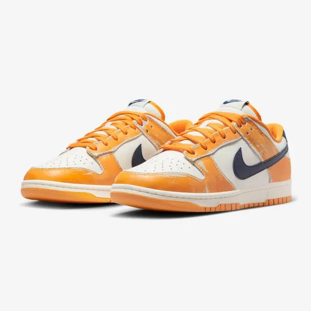 Nike Dunk Low (Wear and Tear/ Laser Orange/ Midnight Nav...