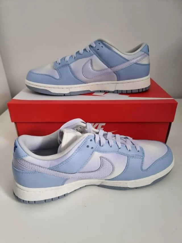 Nike dunk low wmns white blue airbrush