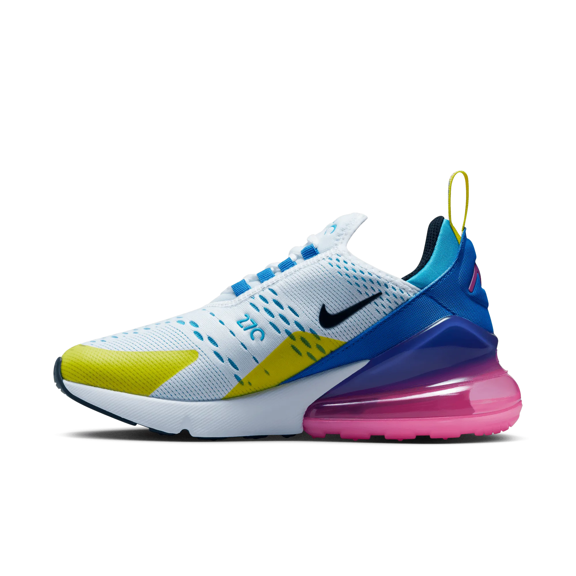 Nike - Girl - GS Air Max 270 - White/Black/Hyper Royal