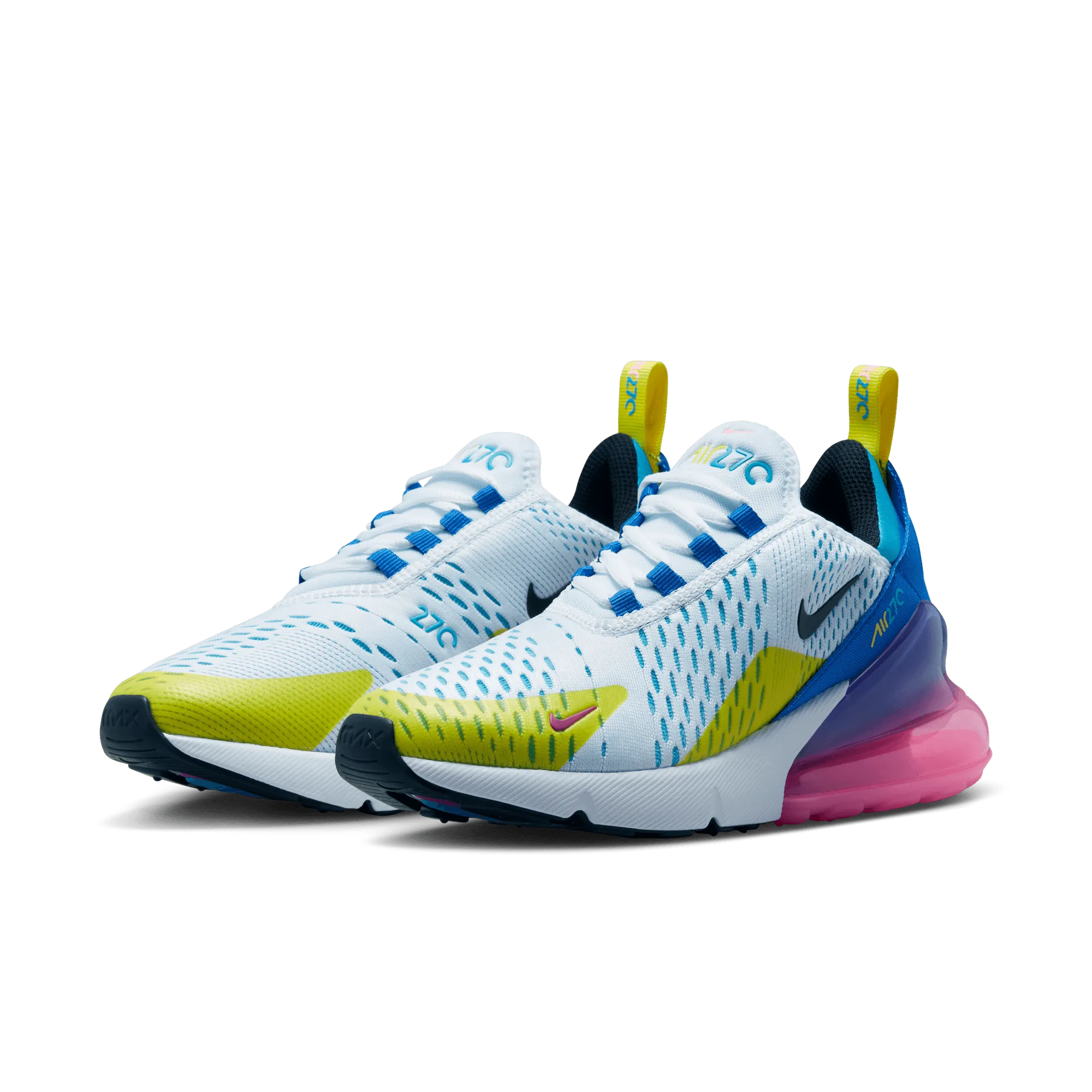 Nike - Girl - GS Air Max 270 - White/Black/Hyper Royal