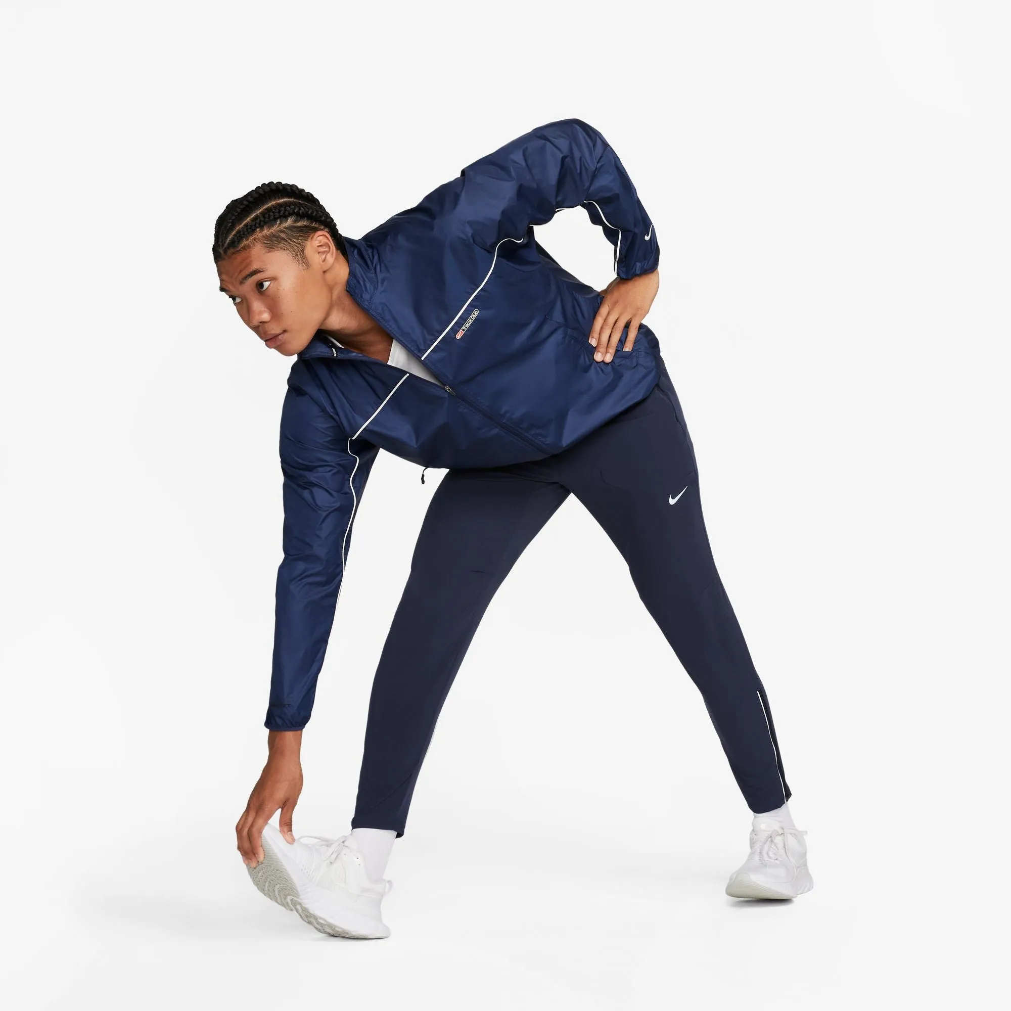 Nike Men's Storm-FIT Track Club Jacket Midnight Navy / Summit White