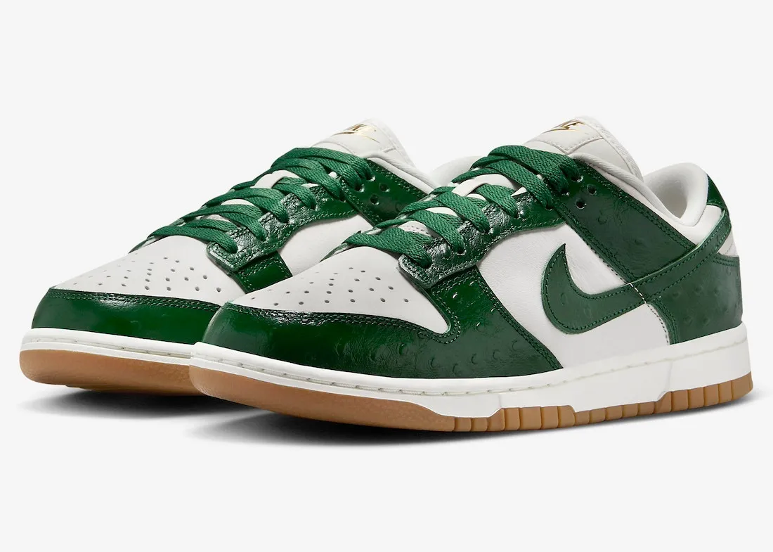 Nike SB Dunk Low LX Phantom Gorge Green Sail Metallic Gold FJ2260-002