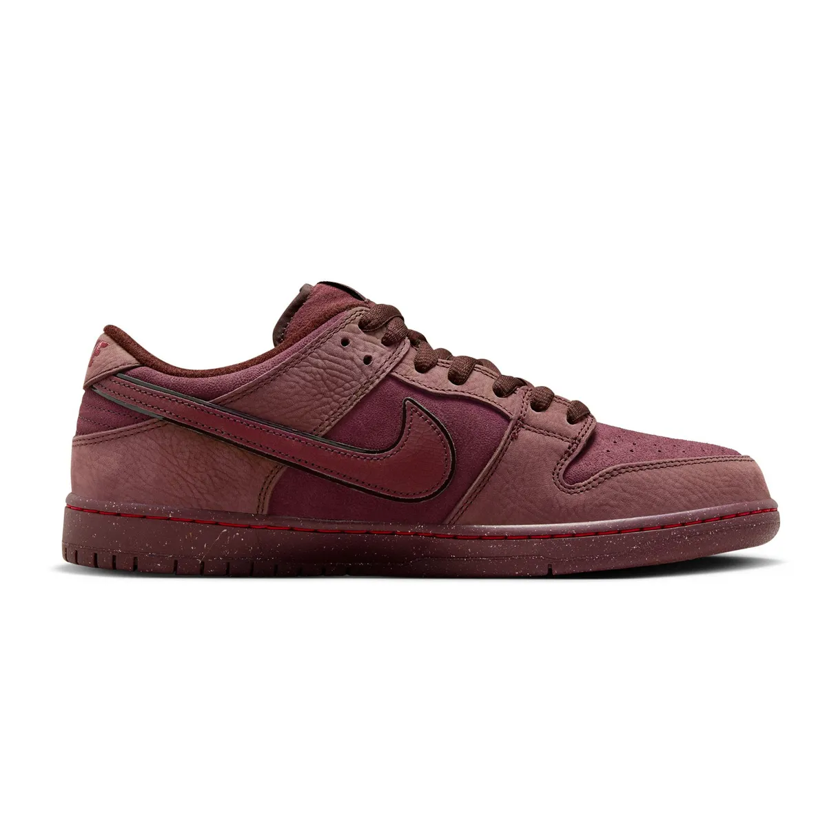 NIKE SB - DUNK LOW PRO "CITY OF LOVE" BURGUNDY CRUSH