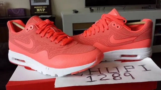 Nike wmns air max 1 ultra moire hot lava 3m women 704995-800