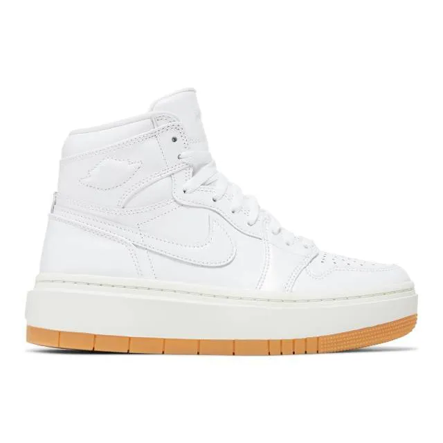 Nike women's air jordan 1 elevate high se (white gum/ white/ white/ sail/ gum light brown) sizes 5-1