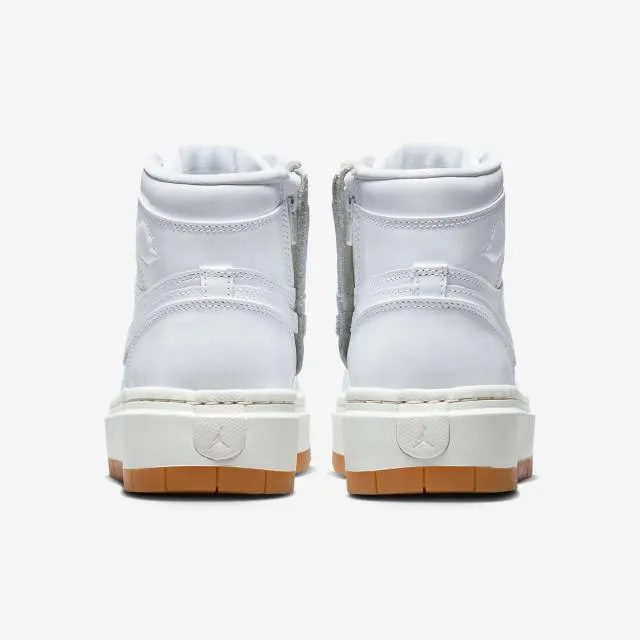 Nike women's air jordan 1 elevate high se (white gum/ white/ white/ sail/ gum light brown) sizes 5-1