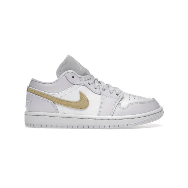 Nike women's air jordan 1 low (barely grape/ purple/ white/ lemon wash) sizes 6-10 dc0774-501