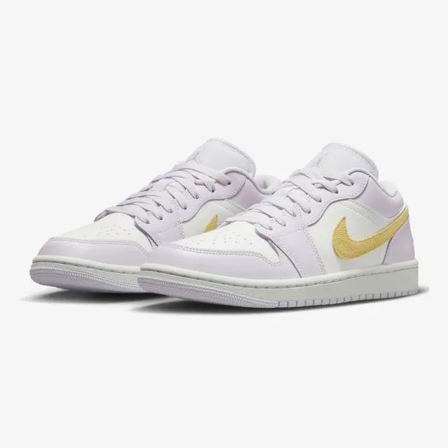 Nike women's air jordan 1 low (barely grape/ purple/ white/ lemon wash) sizes 6-10 dc0774-501