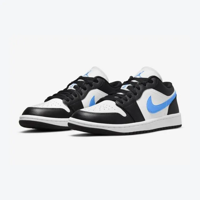 Nike Women's Air Jordan 1 Low (Black University Blue/ Bl...