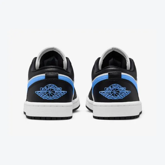 Nike Women's Air Jordan 1 Low (Black University Blue/ Bl...