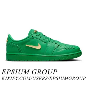 Nike women's air jordan 1 low method of make (lucky green/ lucky green/ metallic gold) sizes 5-12 fn5032-300