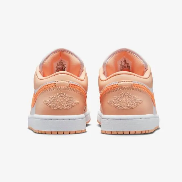 Nike women's air jordan 1 low (sunset haze/ orange/ white/ b