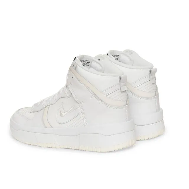 Nike women's dunk high rebel (summit white/ triple white/ sail ir