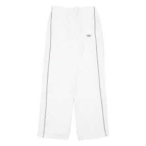 NIKE Womens Track Pants White Wide-Leg S W25 L29