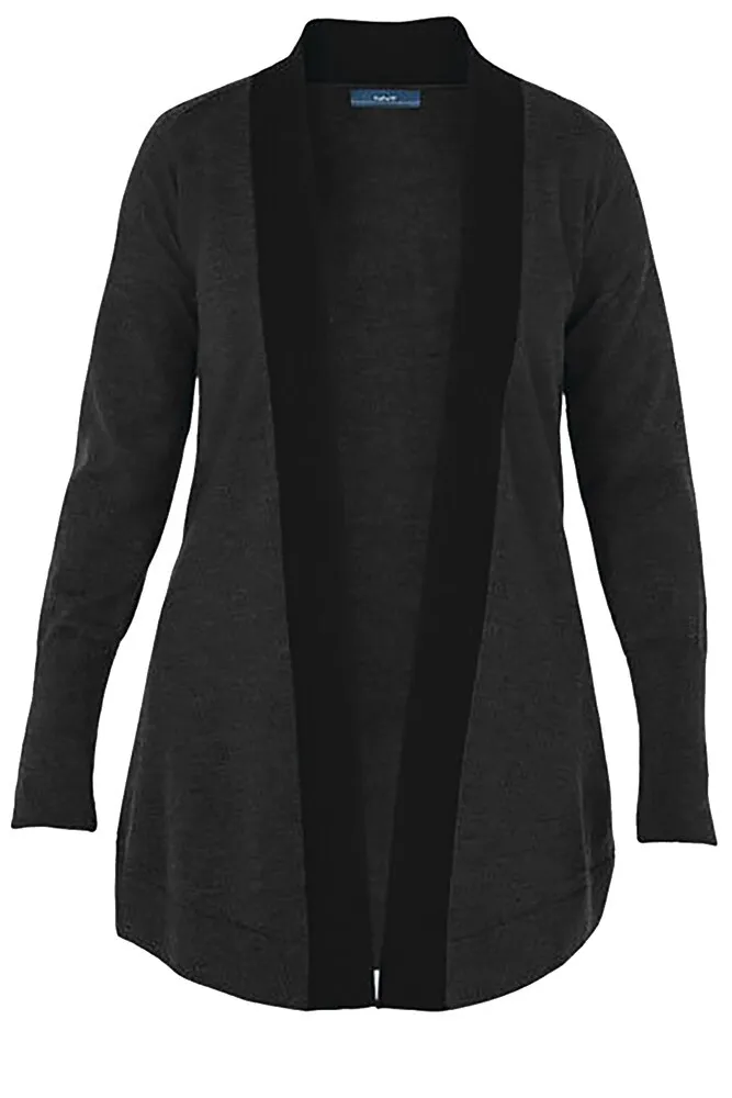 NNT Uniforms CAT5B2 Womens Longline Knitted Jacket - Merino Wool - Charcoal - XS