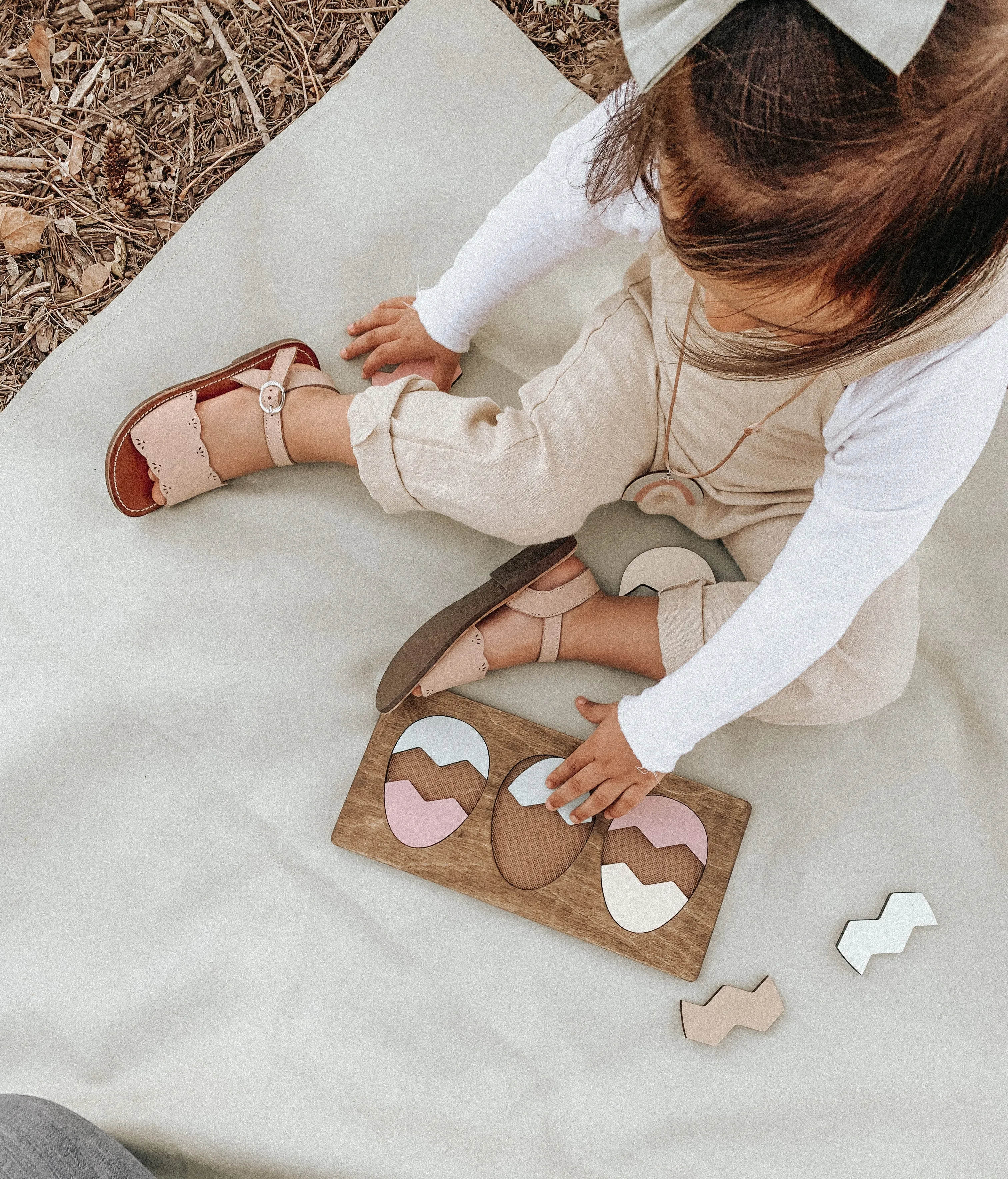 Nude Blush Bella {Children's Leather Sandals}