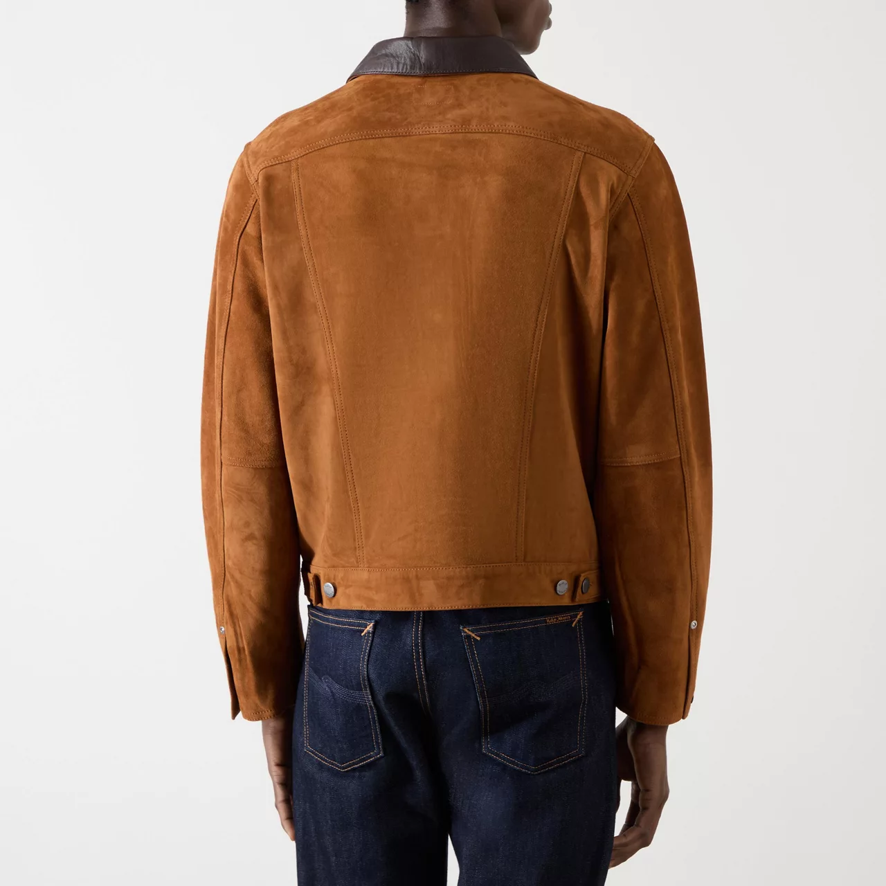 NUDIE JEANS The Sustainable Edit Danny Suede Jacket - Brown