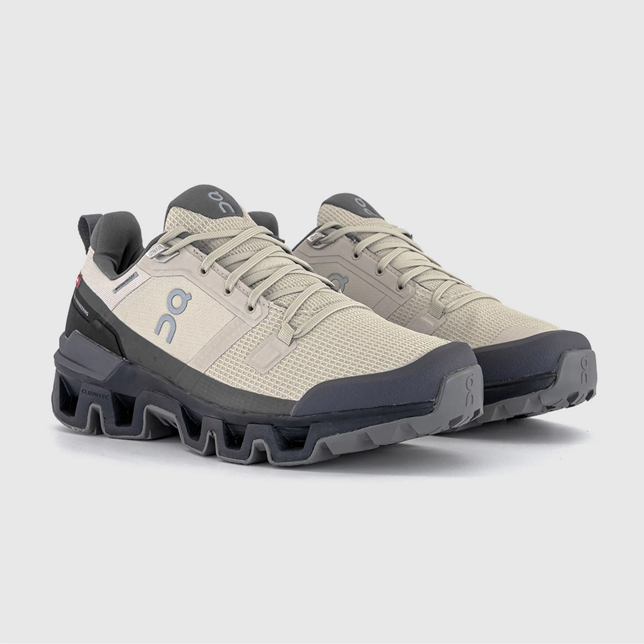 ON Cloudwander Waterproof Performance Trainers - Beige