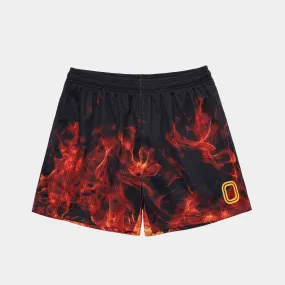 Orange Flame Shorts