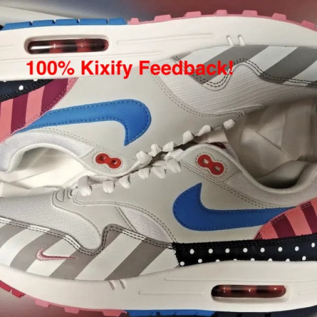 Parra x nike air max 1 white pure platinum