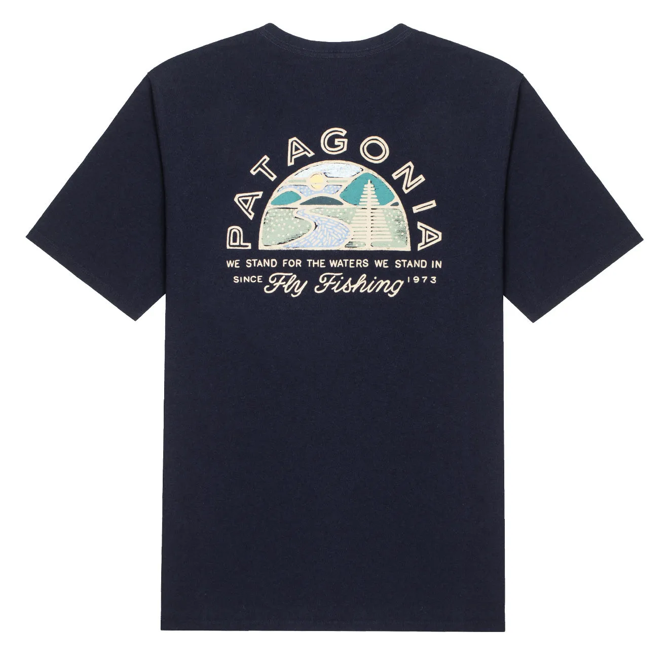 Patagonia Hatch Hour Responsibili-Tee New Navy