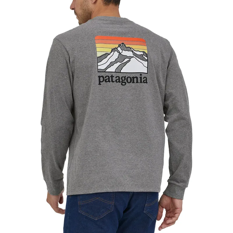 Patagonia Line Logo Ridge Long Sleeve Responsibili-Tee T-Shirt