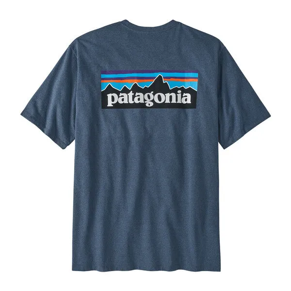 Patagonia - M's P-6 Logo Responsibili-Tee - Utility Blue-