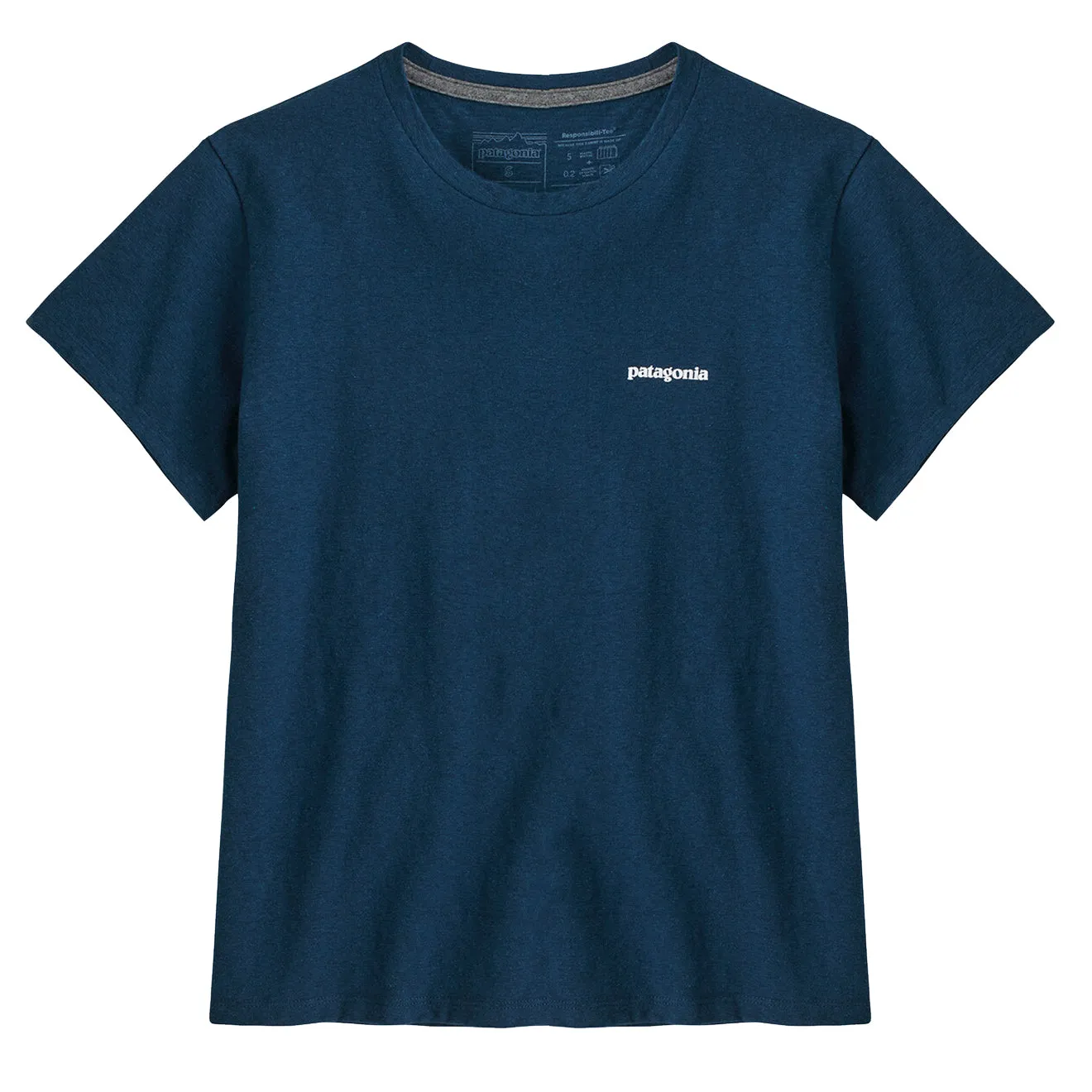 Patagonia P-6 Logo Responsibili Tee Tidepool Blue