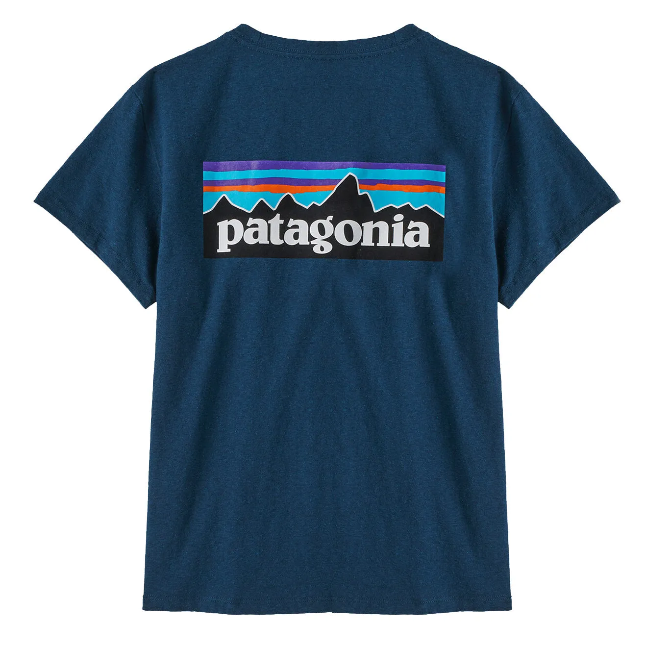 Patagonia P-6 Logo Responsibili Tee Tidepool Blue