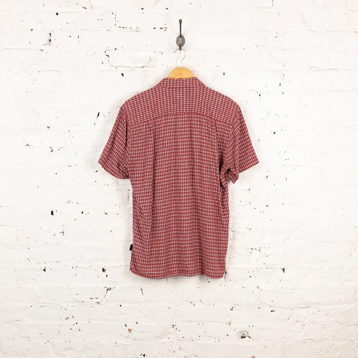 Patagonia Short Sleeve Check Shirt - Red - M