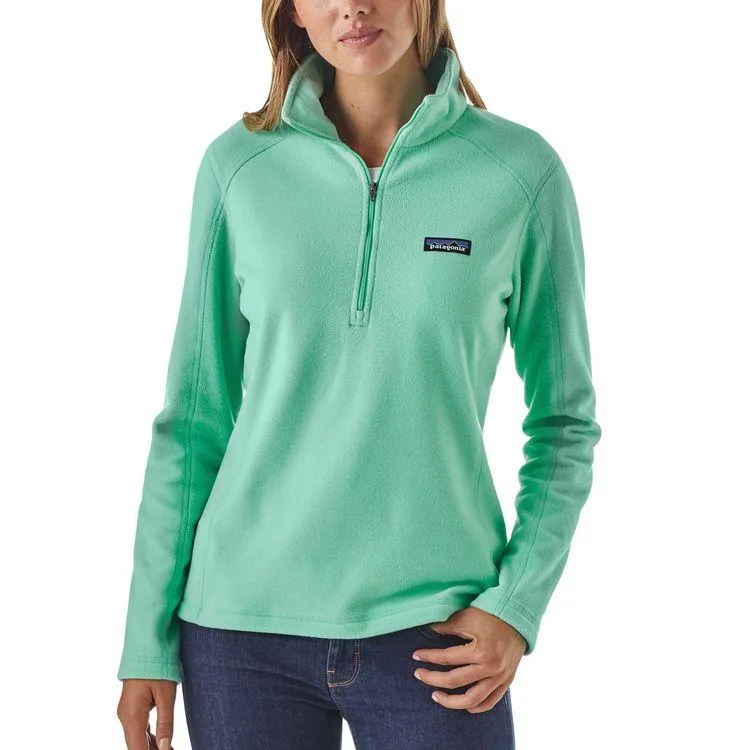 Patagonia Womens Micro D Quarter-Zip Fleece 26278 Birch White