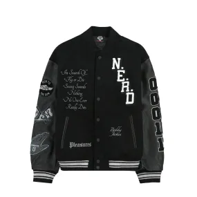 Pleasures N.E.R.D. Varsity Jacket 'Black'