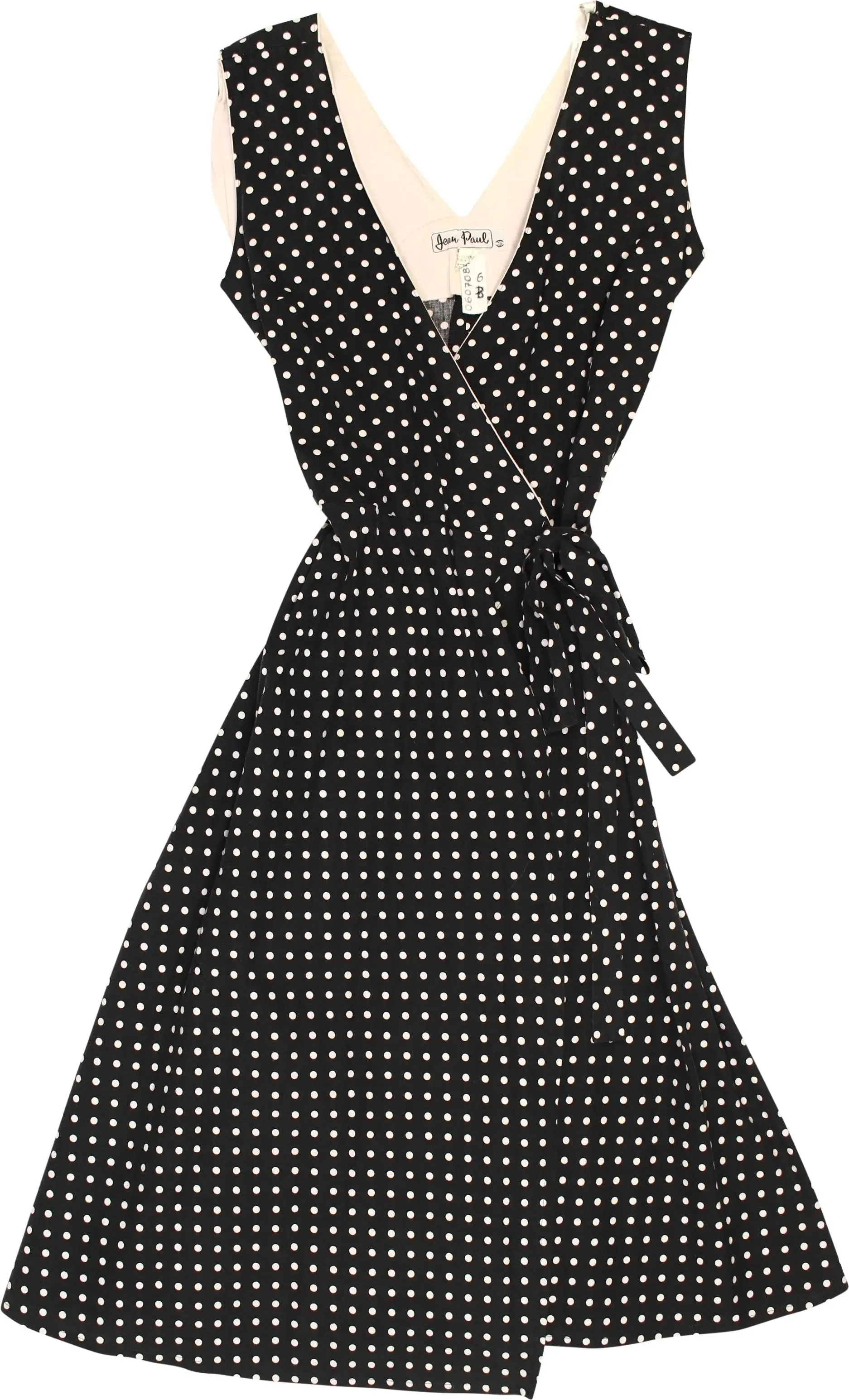 Polka Dots Wrap Dress by Jean Paul | ThriftTale