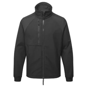 Portwest CD870 WX2 Eco Softshell Fleece-Lined Water-Resistant Technical Jacket (Black)