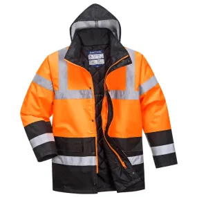 Portwest S467 Waterproof Two-Tone Hi-Vis Traffic Jacket Various Colours